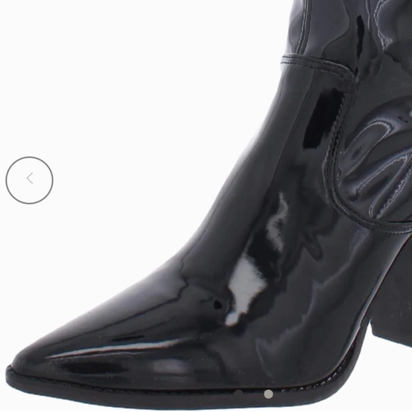 Steve Madden Shoes - New Steve Madden Black Patent Leather Pointed Toe Ankle Boots